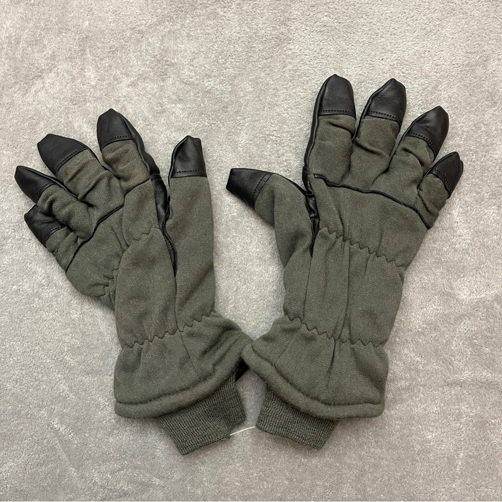 US Military Intermediate Cold Weather Flyers Gloves HAU-15/P OD Flight Size 9